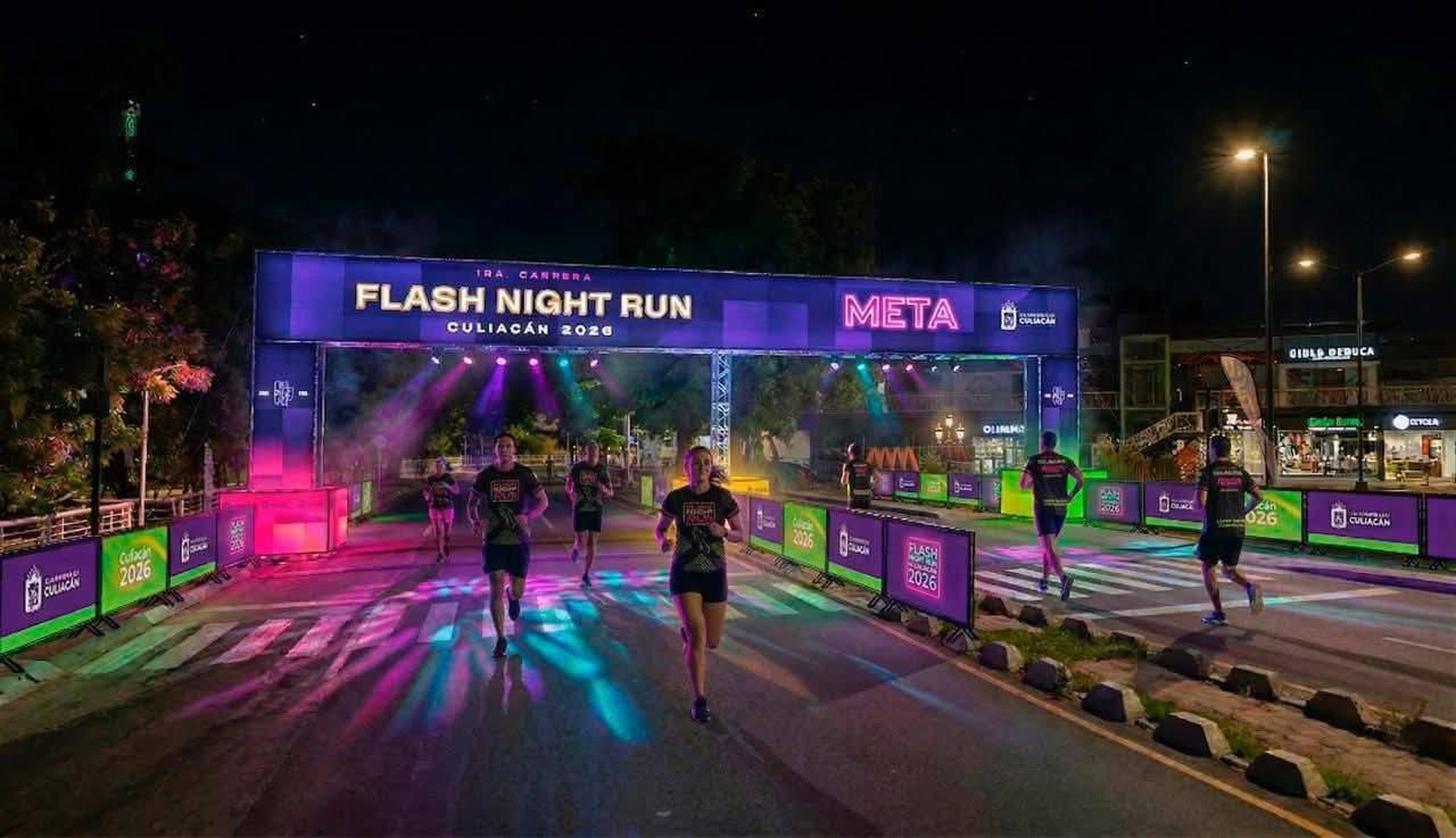 Anuncian la primera carrera nocturna en Culiacán: llega la Flash Night Run